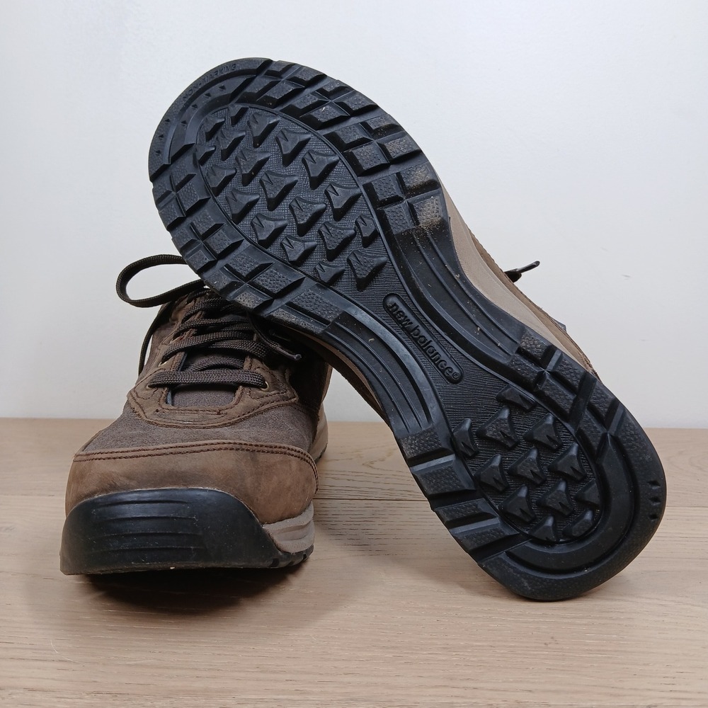 New Balance 968 Sneakers Men 10.5 Brown Leather Comfort Orthopedic Walking Shoes - Picture 8 of 11